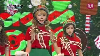 크레용팝_꾸리스마스 (Lonely Christmas by Crayon Pop@Mcountdown 2013.12.05)