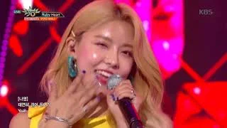 뮤직뱅크 Music Bank - RUBY HEART - 구구단 세미나.20180713