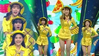 《EXCITING》 OH MY GIRL BANHANA(오마이걸 반하나) - Banana allergy monkey(바나나 알러지 원숭이) @인기가요 Inkigayo 20180415