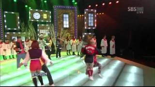 YonggookBang&Zelo - Never Give Up (방용국&젤로) @SBS Inkigayo 인기가요 20111225