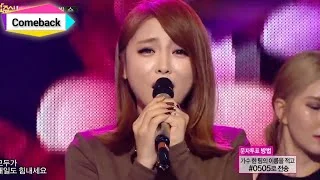 [Comeback Stage] Hong Jin Young - Cheer up, 홍진영 - 산다는 건, Show Music core 20141101