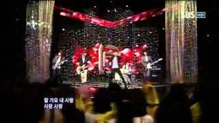 FTIsland - love love love @ SBS Inkigayo 인기가요 100912