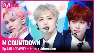 '최초 공개' 청량미 414% ‘CRAVITY’의 ‘Intro + Adrenaline’ 무대 #엠카운트다운 EP.745 | Mnet 220324 방송