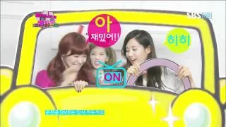 태티서 [교통안전송] @SBS Inkigayo 인기가요 20120520