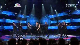 Super junior - Bonamana (슈퍼주니어 - 미인아) @ SBS Inkigayo 인기가요 100613