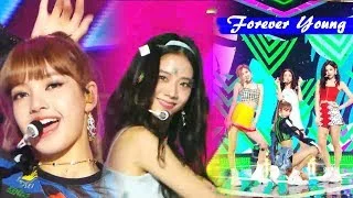 [HOT]BLACKPINK -  Forever Young , 블랙핑크 - Forever Young Show Music core 20180804