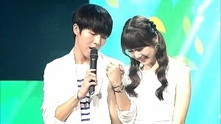 (Comeback Special) 유승우(feat. 루이) - 예뻐서 @인기가요 Inkigayo 20150802