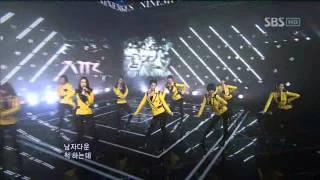 9muses - No playboy (나인뮤지스 - No playboy) @ SBS Inkigayo 인기가요 100905