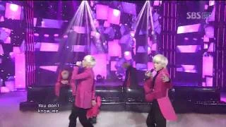 B.A.P [비밀연애] @SBS Inkigayo 인기가요 20120304