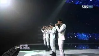 2AM - Can't let you go even if i die (2AM - 죽어도 못보내) @ SBS Inkigayo 인기가요 100228