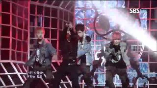 B.A.P [POWER] @SBS Inkigayo 인기가요 20120506