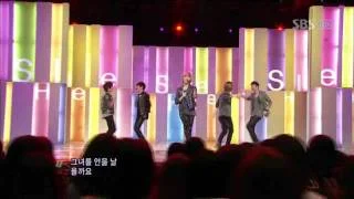 SHINee - Hello (샤이니 - 헬로) @ SBS Inkigayo 인기가요 101003