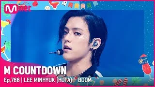 [LEE MINHYUK (HUTA) - BOOM] Summer Special | #엠카운트다운 EP.766 | Mnet 220818 방송
