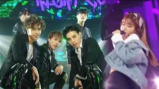 《UNIT》 HIGH4 20 - HookGA (feat. WJSN) @인기가요 Inkigayo 20161009