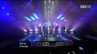 Hyun A - Change (현아 - 체인지) @ SBS Inkigayo 인기가요 100124