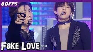60FPS 1080P | BTS - Fake Love, 방탄소년단 - Fake Love Show Music Core 20180526