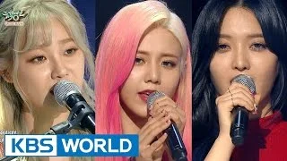 AOA CREAM - Like a Cat / Short Hair / I'm JELLY BABY [Music Bank Unit Debut / 2016.02.12]