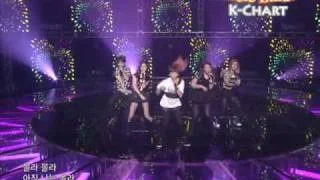 [K-Chart] 11 [▲1] NU ABO - f(x) (2010.6.18 / Music Bank Live)