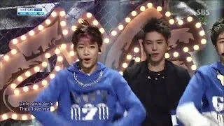 [갓세븐 GOT7] - Girls Girls Girls @인기가요 Inkigayo 140202