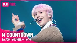 [YOUNITE - 1 of 9] #엠카운트다운 EP.750 | Mnet 220428 방송