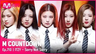 [ITZY - Sorry Not Sorry] KPOP TV Show | #엠카운트다운 | Mnet 210520 방송