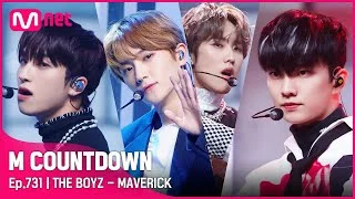 '최초 공개' 한계 없는 'THE BOYZ'의 'MAVERICK' 무대 #엠카운트다운 EP.731 | Mnet 211104 방송