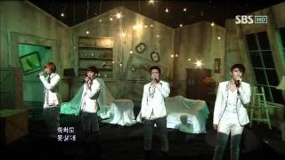 2AM - Can't let you go even if i die (2AM - 죽어도 못보내) @ SBS Inkigayo 인기가요 100221