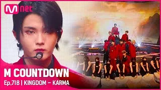 [KINGDOM - KARMA] KPOP TV Show | #엠카운트다운 EP.718 | Mnet 210715 방송