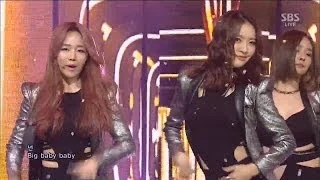 달샤벳, 섹시한 파워풀한 군무 @인기가요 Inkigayo 140126