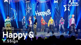 n.SSign (엔싸인) – Happy & @인기가요 inkigayo 20240303